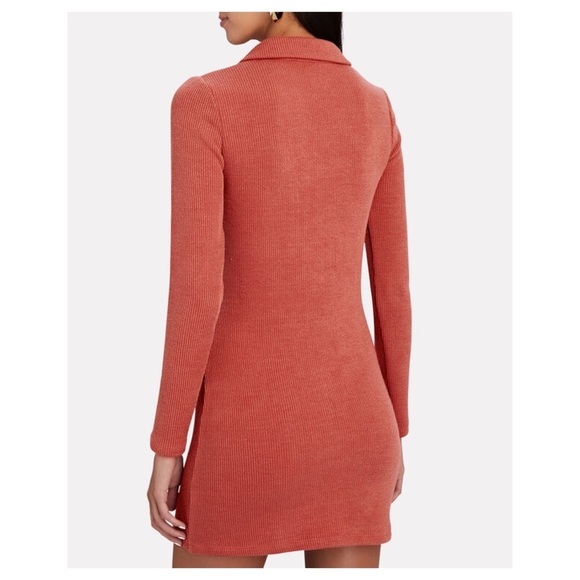 SAYLOR Meliah Pink Ruched Knit Mini Sweater Dress Sz S - Picture 3 of 13